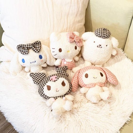 Sanrio Characters Check Plush Toy
