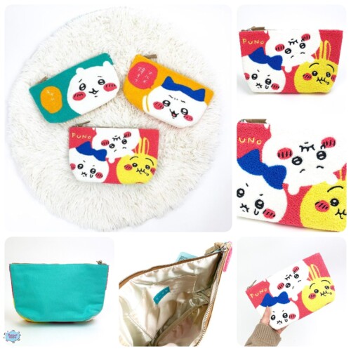 ちいかわ ふわふわミニキャラメルポーチ（ももんが）GETで3種