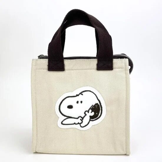 Snoopy's Relaxed Wappen Lunch Tote Bag