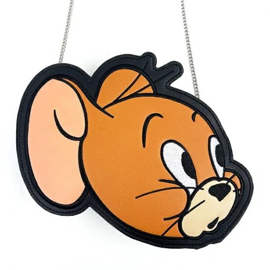 Tom & Jerry face die-cut shoulder bag