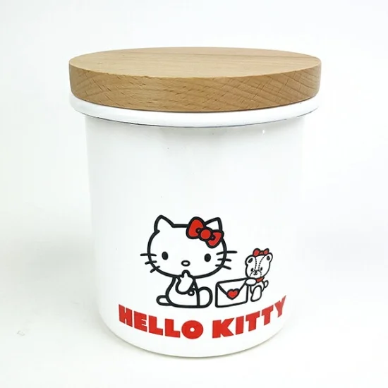 Hello Kitty enamel kitchen items