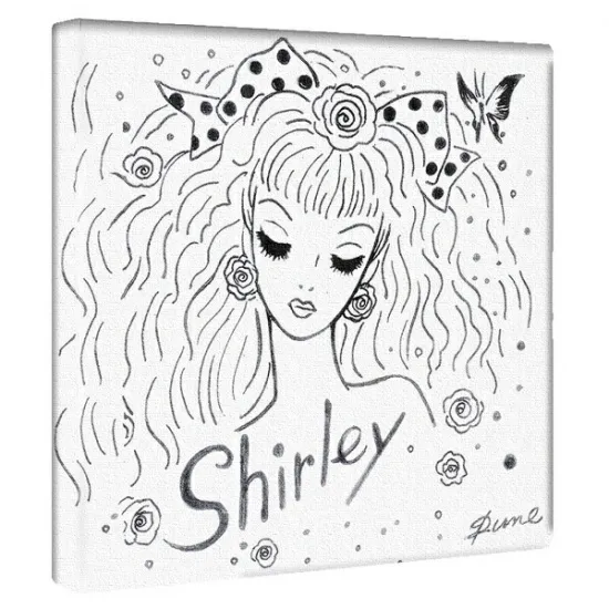 内藤ルネさんのキャンバスアートShirley