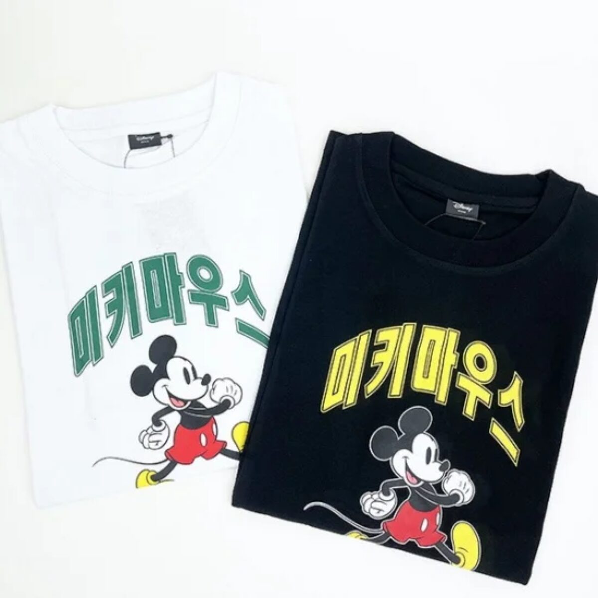 ミッキーのハングル文字入りtシャツ。韓国を感じる、可愛いハングル文字入りのミッキーtシャツが新鮮でおしゃれなんです。 | Perfect World  Tokyo