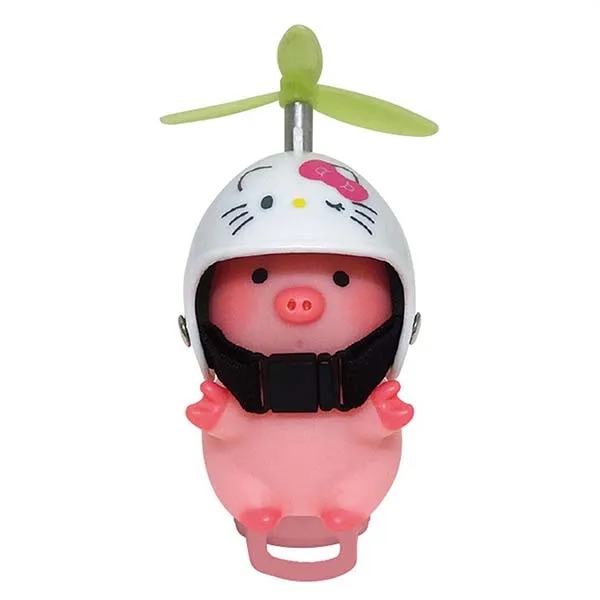 ７匹の子ブタがサンリオに！サンリオのヘルメットをかぶった子ブタたちが可愛すぎてサイクリングがもっと楽しくなりそうです。【予約受付中】