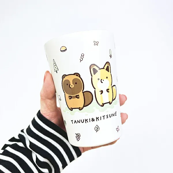 タヌキとキツネタンブラー