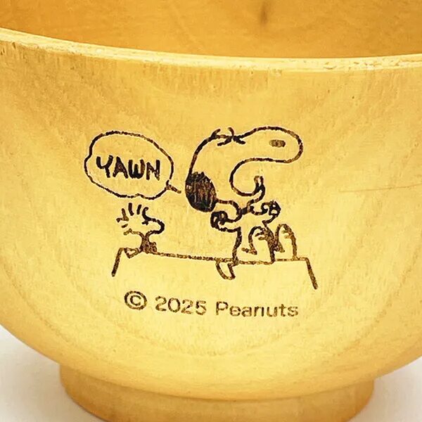 スヌーピーの汁椀